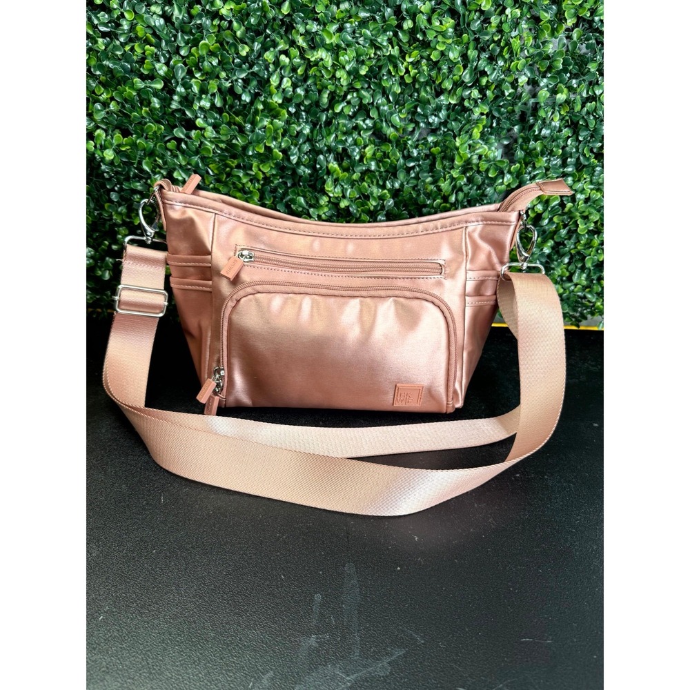 IHKWIP The East/West Go Getter Crossbody Bag Womens Metallic Rose Gold A700621